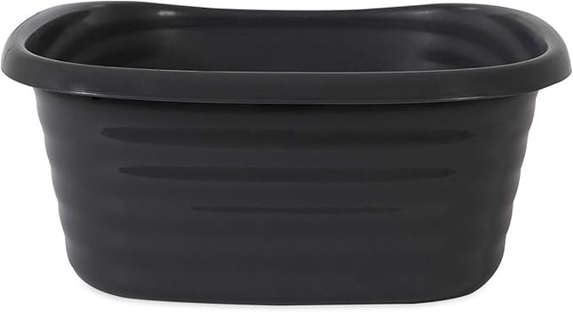 Arm & Hammer Simply Recycled Plastic Cat Litter Pan, Large, Pack of 1, Black