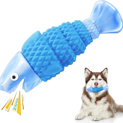 WinTour Tough Dog Toys for Aggressive Chewers, Indestructible Dog Chewers for Medium & Large Breeds, Squeaky Durable Chew Toys to Keep Them Busy, Reduce Boredom, Teeth Cleaning, Bacon Flavor