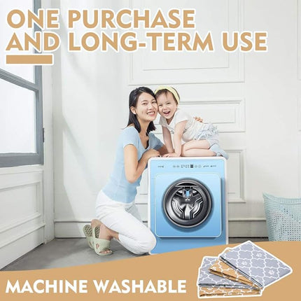 KOOLTAIL Washable Pee Pads for Dogs, 4 Packs Super Absorbent Leakproof & Non-Slip Dog Pee Pad Large, Reusable Puppy Training Pads Waterproof, Pet Mat Rug for Whelping,Floor,Crate Cats Animals, 24"x36"