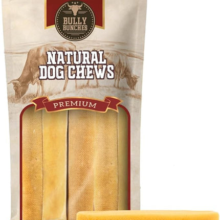 Bully Bunches Medium Authentic Yak Cheese Himalayan Chews for Medium & Small Dogs - All Natural Dog Treat Dental Chews, Made with Real Yak Milk - Lactose & Rawhide Free (6 Pk)