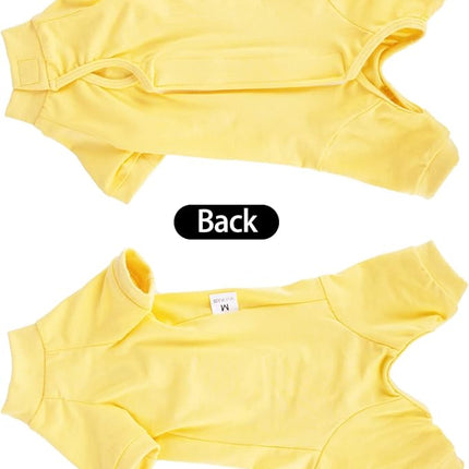 LIANZIMAU Cat Surgical Recovery Suit Professional for Male Female Dog Abdominal Wounds Cone E-Collar Alternative Anti-Licking Pet Surgical Recovery Pajama Suit Soft Fabric Onesie for Cats