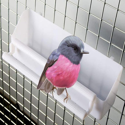 2 Pack Bird Water Dispenser for Cage, Hanging Bird Waterer Food Feeder with 1 Feeder Accessories