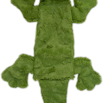 Best Pet Supplies Squeaky Dog Toys with Soft Durable Fabric for Small, Medium and Large Pets Interactive Toy for Indoor Play, Supports Active Biting and Play - Alligator, Large