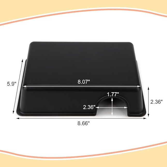 Hypeety Reptile Hide Box, Small Animal Hideaway, Hides with Texture Help Peeling, for Snakes, Lizards, Leopard Gecko (M)