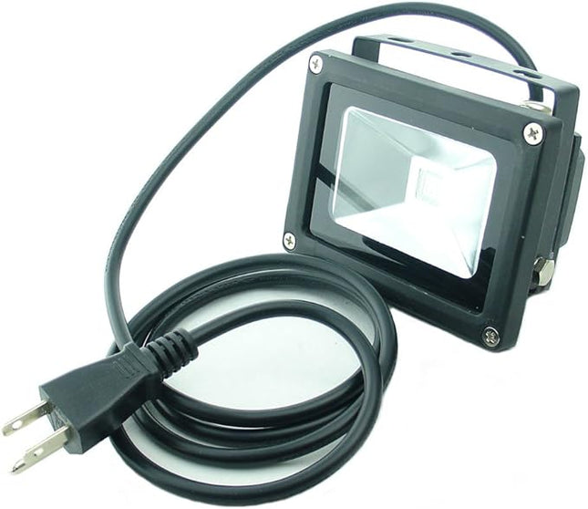 QUANS 110V 10W UV Ultra Violet LED Black Light for Curing Glue, Resin Cure 3D Printer, Blacklight, Fishing Aquarium, Party Supplies, Neon Glow in The Dark, with US Plug