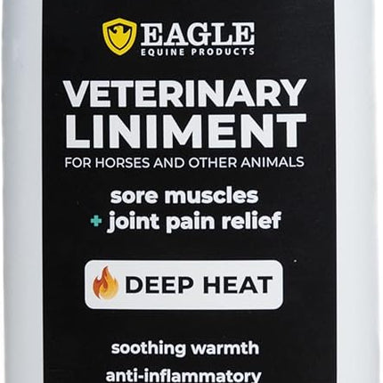 Veterinary Liniment Gel for Horses | Sore Muscle Rub | Soothing Warmth, Made with Plant-Based Ingredients | New & Improved Formula