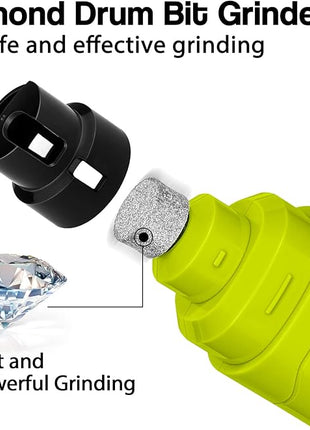 Casfuy Dog Nail Grinder Upgraded - Professional 2-Speed Electric Rechargeable Pet Nail Trimmer Painless Paws Grooming & Smoothing for Small Medium Large Dogs & Cats (Green)