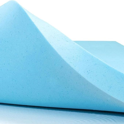 Dogbed4less Orthopedic Gel Memory Foam Pet Dog Bed, Waterproof Liner with External Microsuede Cover and Bonus Antislip Cover (Microsuede Gray, 41"X27"X4" Inches)