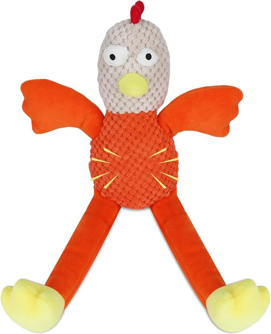 Squeaky Large Dog Toys with Crinkle Paper, Interactive Puppy Toys, Tough Dog Pull Toy, Tug of War Dog Chew Toys for Small, Medium, Large Dogs