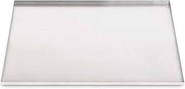 35.38" x 21.88" Metal Replacement Dog Crate Pan Chew Proof Crack Proof Pet Kennel Tray Central Dog Training Crate Pan Pet Supplies, Galvanized, 1" H