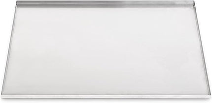 36" x 19.5" Metal Replacement Dog Crate Pan Chew Proof Crack Proof Pet Kennel Tray Central Dog Training Crate Pan Pet Supplies, Stainless Steel, 1" H