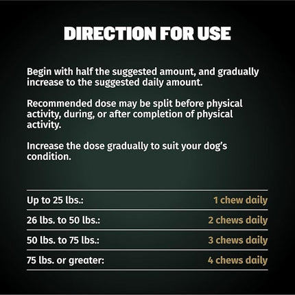 Bully Max 11-in-1 Muscle Gain Power Chews - High Protein Dog Supplement with Amino Acids - Healthy Treats for Puppy & Adult Dogs - Premium Muscle Builder for All Breeds - 75 Tasty Soft Dog Chews