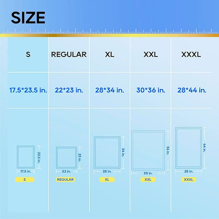 Honey Care All-Absorb, Small 17.5" x 23.5", 120 Count, Dog and Puppy Training Pads, Ultra Absorbent and Odor Eliminating, Leak-Proof 5-Layer Potty Training Pads with Quick-Dry Surface, Blue, A05