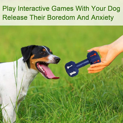 Dog Chew Toys for Aggressive Chewers,Food Grade Non-Toxic Dental Pet Toy,Tough Durable Indestructible Dog Toys for Small Dogs.Blue（8IB-15IB）