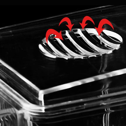 Large Multi-Chamber Holding & Breeding Box for Aquariums - Fish Hatchery with 3 Compartments, Floating Design, Clear Acrylic, Easy to Install - Ideal for Newborn Fry, Sick Fish, and Acclimation