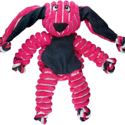 KONG Floppy Knots - Knotted Rope Dog Toy Entices Play - Tug Toy Satisfies Natural Instincts - Dog Supplies with Floppy Design & Minimal Stuffing - Bunny, For Medium/Large Dogs
