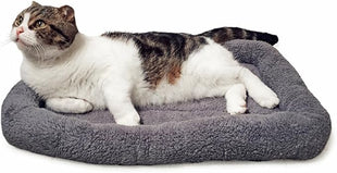Cat Bed Washable Indoor Cat Cushion Bed, Soft and Cozy Plush Pet Bed-M