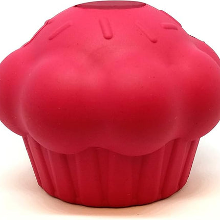 SodaPup MuttsKickButt Cupcake – Durable Dog Treat Dispenser & Chew Toy Made in USA from Non-Toxic, Pet Safe, Food Safe Natural Rubber for Mental Stimulation, Problem Chewing, Calming Nerves & More