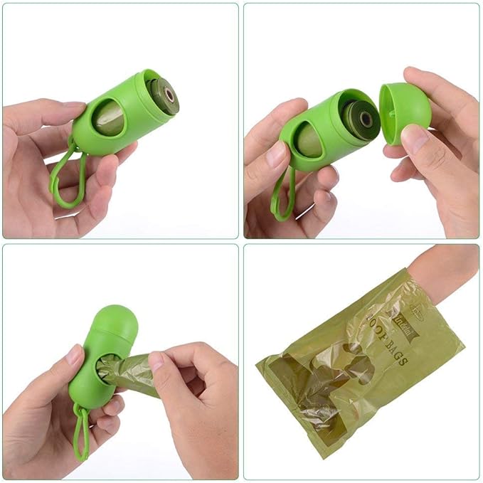 Dog Poop Bag Biodegradable Scented: Leak Proof Dog Waste Bags With 1 Dispenser, 18 Rolls Refills Poop Bags -450 Counts