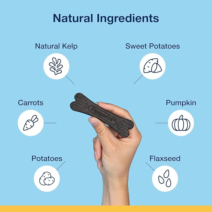 Proden PlaqueOff Sytem Mini Dental Care Bones for Dogs - Vegetable 12 oz, Green, 340G