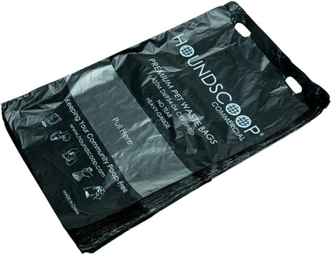 Case of 3200 Pull-Strap Header Pet Waste Bags, 32 Header Packs of 100 Bags, Commercial Dog Waste Station Bags HOA, Residential, XL and Strong, Easy Single Pull for Poop Station Dispensers