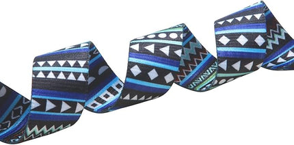 Dog Collar and Leash Set with Bohemia Floral Tribal Geometric Patterns - Soft Ethnic Style Collar Adjustable for Small Medium Large Dogs(Bohemian Blue Set,XS)