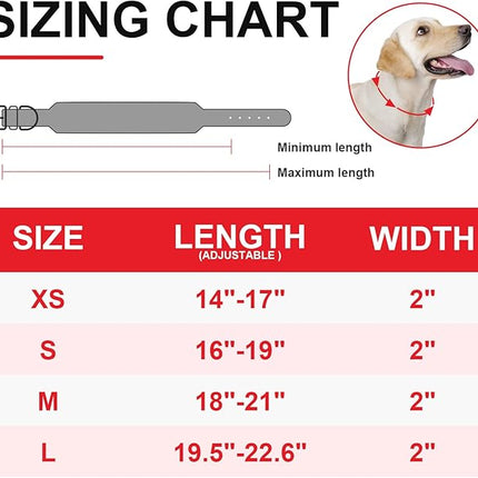 Epesiri Adjustable Wide Spiked Dog Collar, Mushroom Rivet PU Leather Cat Dog Collars, Durable Spike Studded Pet Collar for Small Medium Large Breed, Pitbull Mastiff Bulldog Pugs Husky Rottweiler, Red