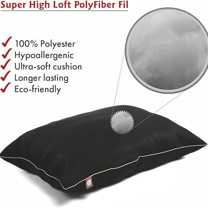 Large 35x46 Super Value Dog Pet Bed - Black