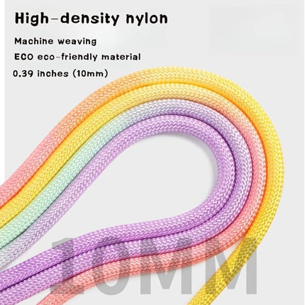 Hands Free Dog Leash with Handle - Padded Waist Belt for Pulling Control, Rotating Clip, 4.5FT for Large Dogs Walking Running Training -Medium Small Dogs Compatible (Yellow-Orange)