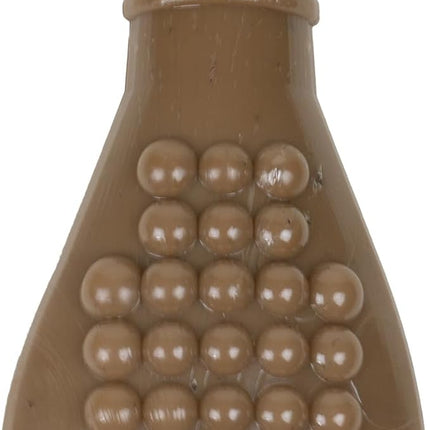 BULLYMAKE Brown Tough Chew Turkey Leg Toy for Dogs, Durable Nylon Dog Toys for Aggressive Chewers, Dental Stimulating, Tough Chew, Boredom Busting, Pet Supplies, Made in USA