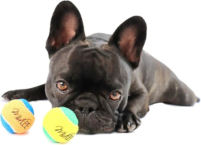Midlee X-Small Dog Tennis Balls 1.5" Pack of 12 (Assorted, 1.5 inch)