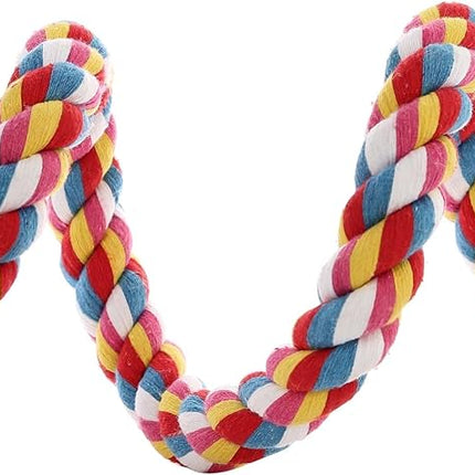 Bird Rope Perches,Parrot Toys 21 inches Rope Bungee Bird Toy (21 inches)[1 Pack]