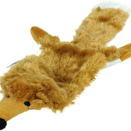 Hyper Pet Critter Skinz Fox Plush Dog Toy with Squeaker, Large