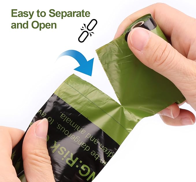 Ownpets Ultra Thick Lavender-Scented Dog Waste Bags, Leak-proof Large Pet Poop Bags for Dogs, 150 Count