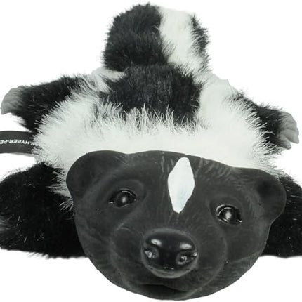 Hyper Pet 48847 Real Skinz Dog Toy, Skunk,Black/White