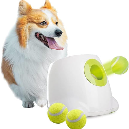 ALL FOR PAWS Automatic Ball Launcher for Dogs Interactive Puppy Pet Ball Indoor Thrower Fetch Machine, 3 Balls Included (2 inch) for Small to Medium Dogs