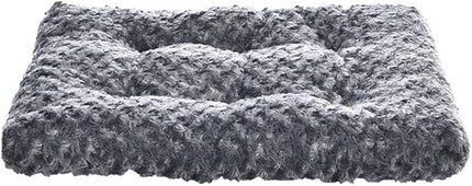 Amazon Basics Cat and Dog Bed and Crate Pad, Machine Washable, Indoor, 23 x 18 x 2.5 inches, Gray