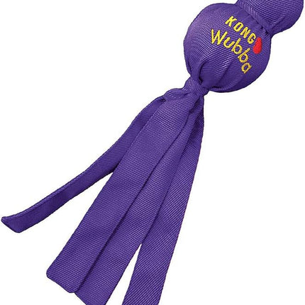 KONG - Wubbaª Tugga - Durable Cotton Rope Tug of War Dog Toy - For Large Dogs (Assorted Colors)