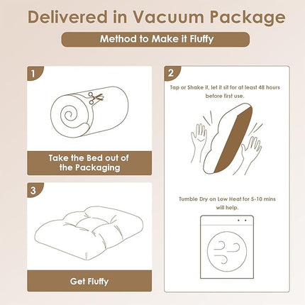 EHEYCIGA Fluffy Dog Crate Bed for Extra Large Dogs, Plush Faux Fur Crate Pad, Calming Anti Anxiety XL Dog Bed, Washable Soft Warm Mat with Non-Slip Bottom, Purple