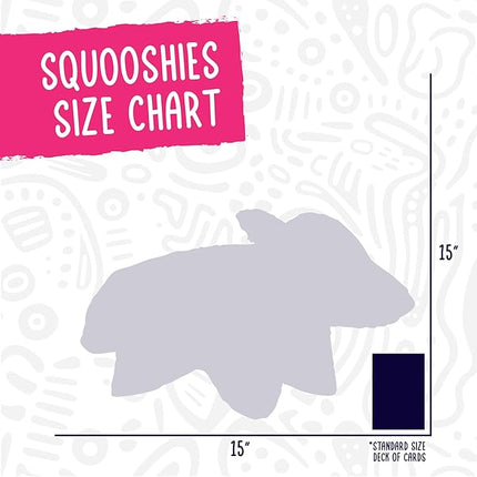 HuggleHounds Plush Dog Toy - Fuzzy Dog Toys, Soft Plush, for Small and Large Breeds with Squeaker - Lester Lamb, Large