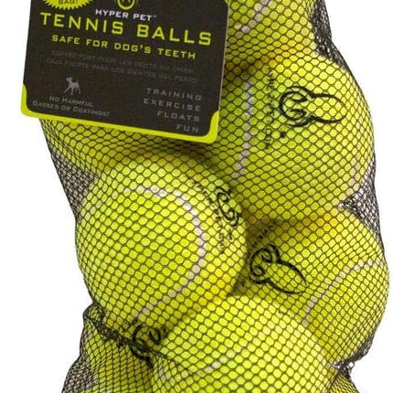Hyper Pet Dog Tennis Balls - 12 Pack 2.5" for Exercise and Fetch; Interactive Toys; Great for Small Breeds