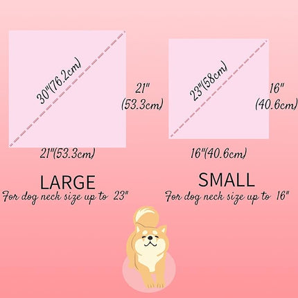 Lionheart Glory Fall Dog Bandana - Halloween Pumpkin Washable Soft Dog Scarf Adjustable for Small Dogs