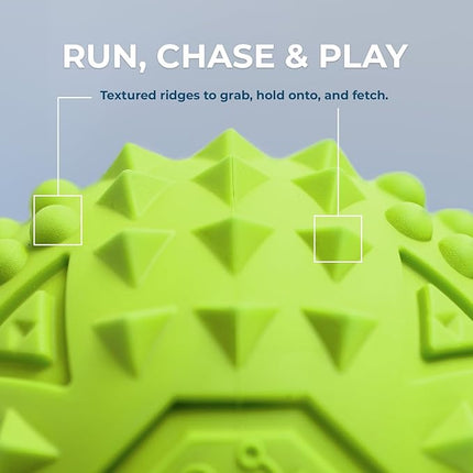 Best Pet Supplies Squeaky Dog Toys with Soft Durable Fabric for Small, Medium and Large Pets Interactive Toy for Indoor Play, Supports Active Biting and Play - Green (L:3.5")