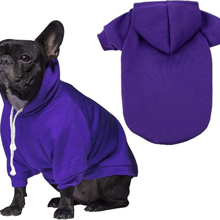Blank Dog Sweatshirt Pet Hoodie for Large Dogs Doggie Clothes