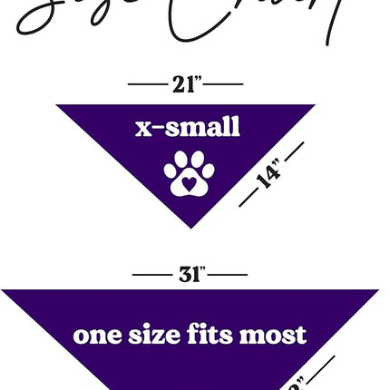Big Brother Heart Paw Dog Bandana | 100% Cotton Adjustable Triangle | Pregnancy Announcement Photoshoot Prop | New Baby | Made in USA | Matching Family | Purple One Size (87)