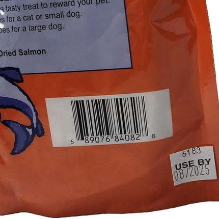 LIFE ESSENTIALS BY CAT-MAN-DOO All Natural Freeze Dried Wild Alaskan Salmon Treats for Cats & Dogs - Single Ingredient No Grain Snack with No Additives or Preservatives, 5 Ounce Bag