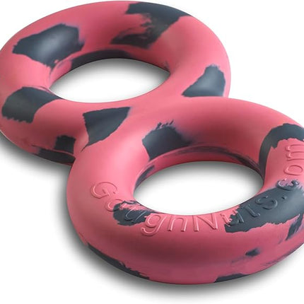 Goughnuts — Dog Toys for Aggressive Chewers | Virtually Indestructible Pull Toy for Breeds Such as Pit Bulls and German Shepherds | Heavy Duty Tug Dog Toy | Medium | Pink