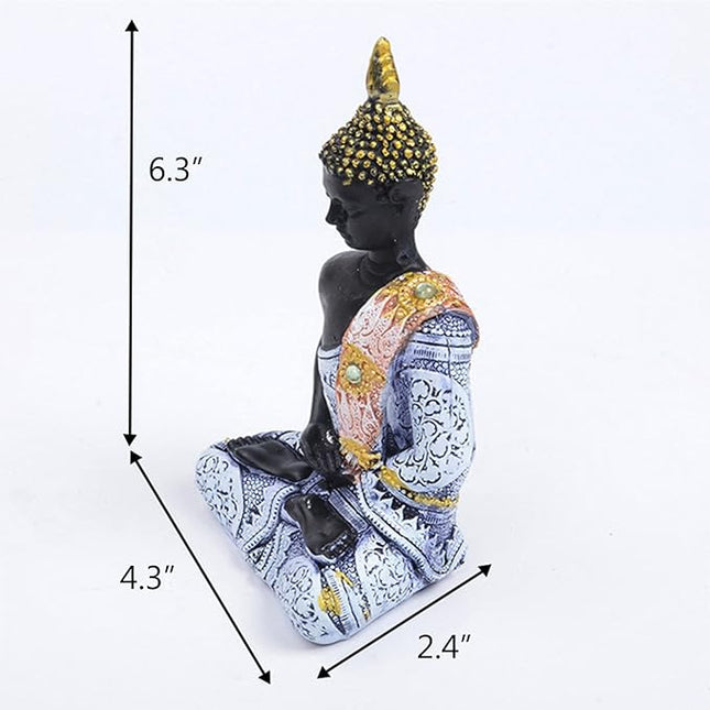 Buddha Statue Decor Ornament Aquarium Fish Tank Decorations Reptile Turtle Lizard Spider Tanks Terrarium Thai Buddhism Sculpture Figurine Pet Red