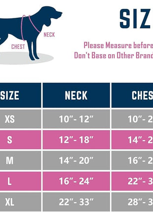 PHOEPET 2019 Reflective Dog Harness Large Breed Adjustable No Pull Vest with with Handle 2 Metal Rings 3 Buckles [Easy to Put on & Take Off](L, Red)