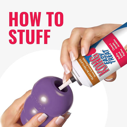 KONG Senior - Dog Toy with Gentle, Natural Rubber - Durable Dog Toy for Older Dogs - Use Treats with Stuffable Chew Toy - Treat Toy for Chewing & Fetching - for Small Dogs